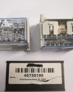 Distribution Block 2P 100A